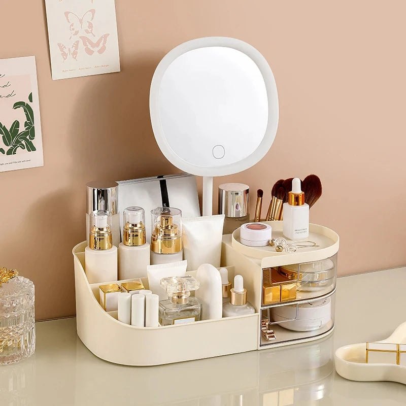Makeup mirror storage cheap