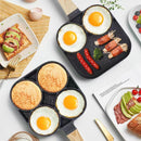Egg Frying Pan Nonstick 4-Cups Pancake Breakfast Pot Induction Cooker Small Hamburg Bread Breakfast Maker Kitchen Accessories