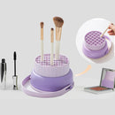 Silicone Makeup Brush Cleaner Drying Rack Cosmetic Puff Washing Storage Box Makeup Brushes Cleaning Mat