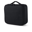 Multi-Compartment Cosmetic Bag with Detachable Division Portable Travel Cosmetic Case