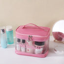 Transparent PVC Large Capacity Waterproof Makeup Bag Portable Travel Toiletry Bag Storage Bag