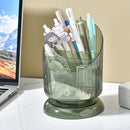 Handmade Vintage Makeup Brush Holder Organizer Office Box Light Luxury Transparent Holder for Cosmetics Makeup Brushes