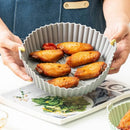 Silicone Basket Pot Tray Airfryer Liner for Air Fryer Reusable Container Accessories Pan Baking Mold Protector Kitchen Gadgets