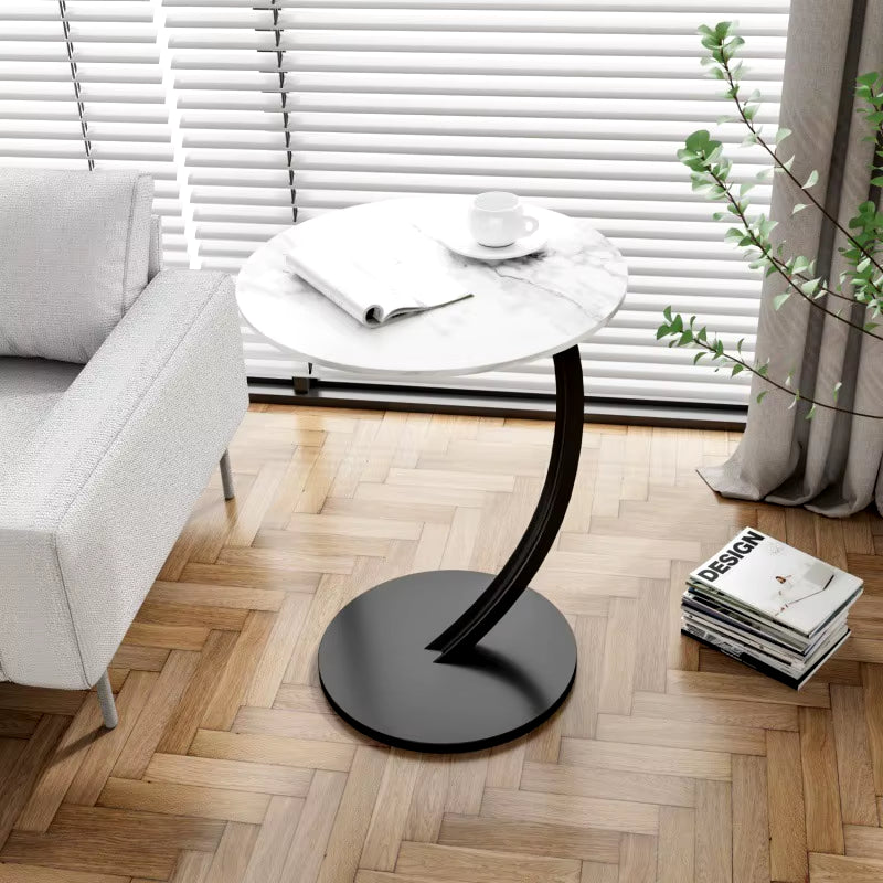 Living Room Sofa Sideboard Light Luxury round Small Coffee Table Removable Table and Chairs Furniture Balcony Storage Cabinet