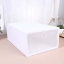 6Pcs Shoes Box Drawer Type Shoe Box Transparent Dust-Proof Shoes Organizer Box