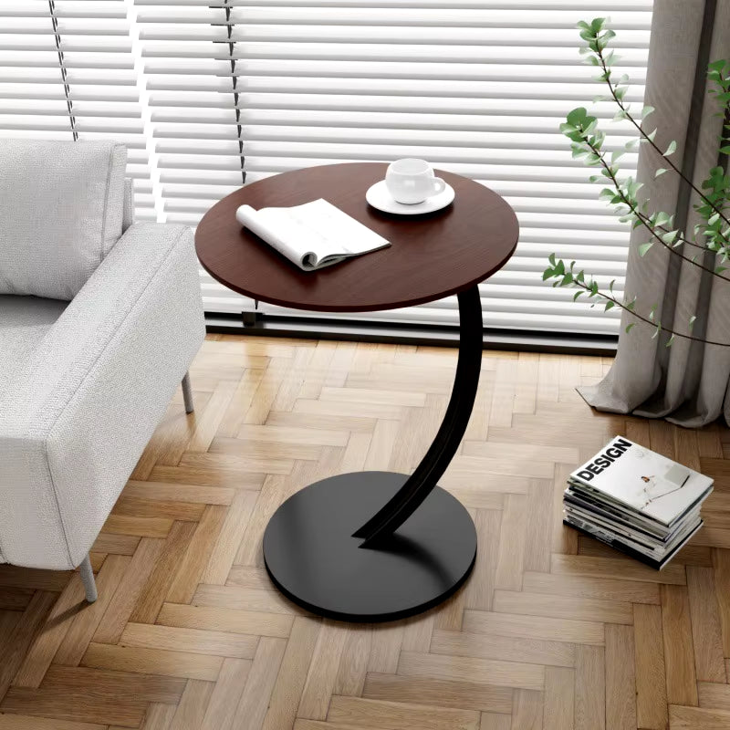 Living Room Sofa Sideboard Light Luxury round Small Coffee Table Removable Table and Chairs Furniture Balcony Storage Cabinet