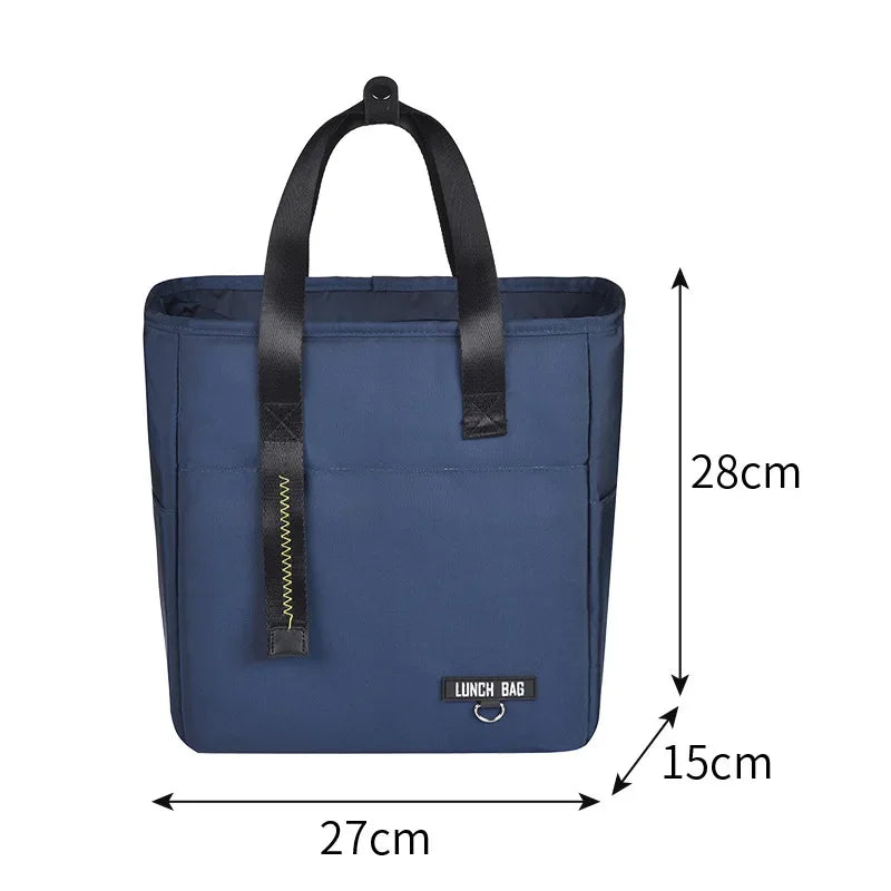 Insulated Bento Lunch Box Thermal Bag Large Capacity Food Zipper Storage Bags