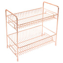 Dual- Layer Storage Rack Polymer Clay Charms for Nails Shelves Sundries Holder Shelf Desktop Iron Cosmetics Organizer