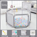 Baby Playpen Baby Playard for Babies and Toddlers Baby Fence Play Pens Safety Play Yard with Soft Breathable Mesh 
