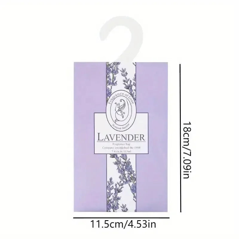 5/6Pcs Smell Incense Hanging Decor Wardrobe Sachet Closet Car Hanging Fragrance Sachet Aromatherapy Perfume Air Freshener