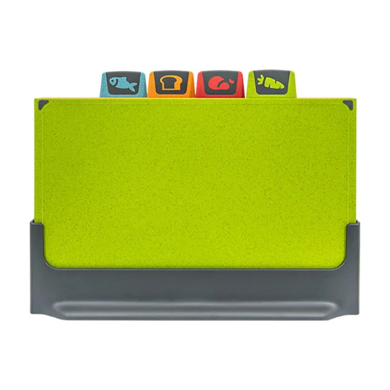 Household 5-Piece Set of Food Grade Classification Cutting Board Baby Complementary Food Board and Bracket Non-Slip Design