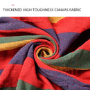 Outdoor Canvas Hammock Thickened Hammock Camping Swing Hammocks with Tree Ropes anti Rollover Striped Hanging Chair Hammocks