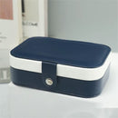 Double-Layer Jewelry Storage Box Portable Travel Jewelry Holder Organizer Storage Display Ring Necklace Stand for Jewelry