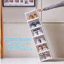 Multi Layers Shoes Box Foldable Transparent Sneaker Shoe Storage Organizers  
