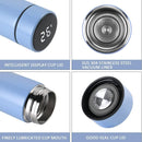 500ml Smart Sports Water Bottle with LED Temperature Display