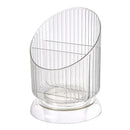 Handmade Vintage Makeup Brush Holder Organizer Office Box Light Luxury Transparent Holder for Cosmetics Makeup Brushes
