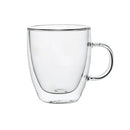 Double Wall Glass Cup Heat Resistant Transparent Espresso Coffee Whiskey Tea Beer Handmade Mug Glass Cup Drinkware Vodka Cup
