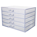 Drawers Storage Box Nail Oil Products Container Organizer Acrylic Accessories Clear Polish