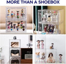 Clear Shoe Box Stackable Transparent Sneaker Display Storage Box