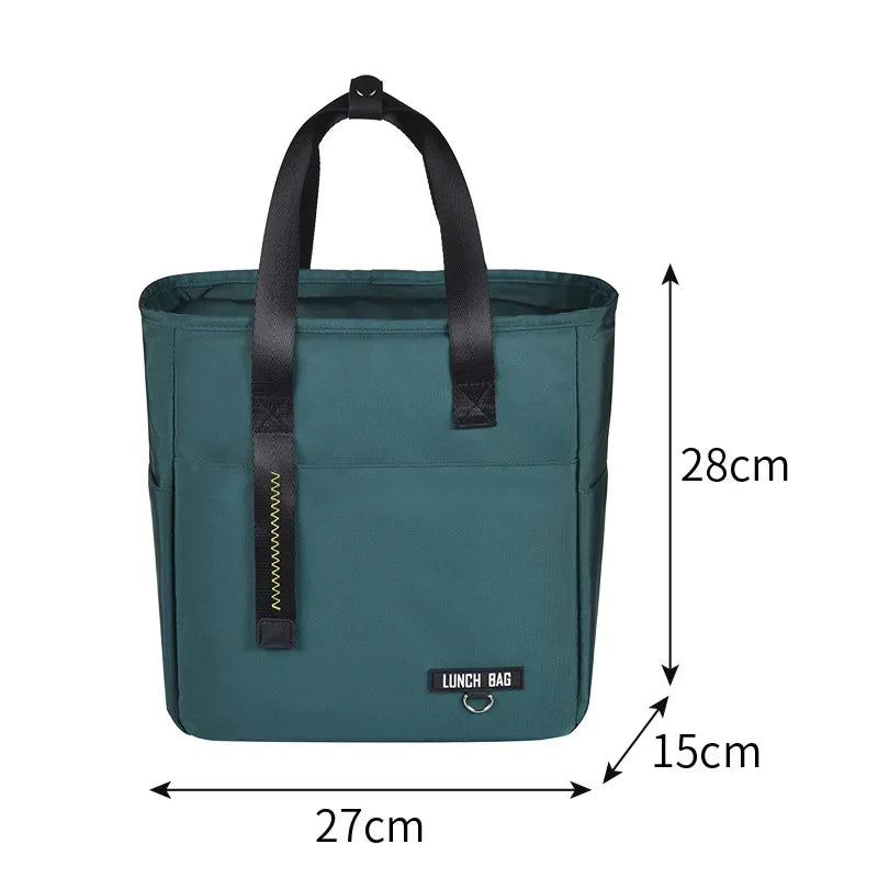 Insulated Bento Lunch Box Thermal Bag Large Capacity Food Zipper Storage Bags