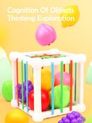 7Pcs Kids Educational Cube Shape Matching Stacking Learning Toys Educational Play Games Baby Toys