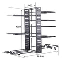 Pots and Pans Organizer for Cabinet 8 Tier Pot Rack with 3 DIY Methods Adjustable Pan Organizer Rack 
