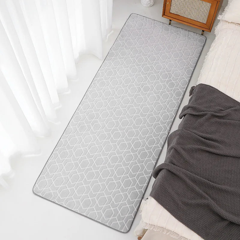 Creative Luminous Carpet Plush Carpet for Living Room Bedroom Anti-Slip Floor Mat Fashion Kitchen Carpet Area Rugs Yoga Mat