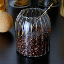 Storage Glass Jar with Wooden Lid Bottle Kitchen Mason Jars with Lid Glass Bottle Container Cereal Dispenser Canister