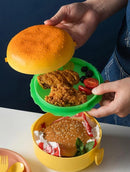Novelty Burger Shape Lunch Box