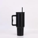 40Oz Tumbler with Handle and Straw Lid Insulated Cup Reusable Stainless Steel Water Bottle Travel Mug