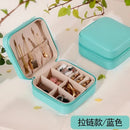 Jewelry Box  Compact Travel Portable Earrings Ring Necklace Storage Organizer Box 