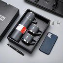 500ML 304 Stainless Steel Vacuum Insulated Bottle Gift Set Office Business Style Coffee Mug Thermos Bottle Portable Thermos