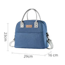 Portable Lunch Bag  Fridge Bag Zipper Thermal Bag Crossbody Lunch Box Tote Food Picnic Beach Bag