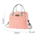 Portable Lunch Bag  Fridge Bag Zipper Thermal Bag Crossbody Lunch Box Tote Food Picnic Beach Bag