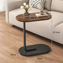 C Shaped Side Table Modern Light Luxury Style Small Coffee Table Living Room Portability Household Compact Tea Table