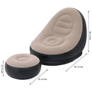 Lazy Couch Sofas Inflatable Foldable Recliner Outdoor Bean Bag Sofa Velvet Inflatable Chair