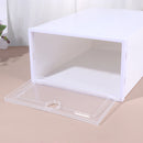 6Pcs Shoes Box Drawer Type Shoe Box Transparent Dust-Proof Shoes Organizer Box