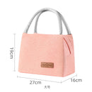 Portable Lunch Bag  Fridge Bag Zipper Thermal Bag Crossbody Lunch Box Tote Food Picnic Beach Bag