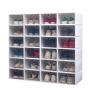 6Pcs Shoes Box Drawer Type Shoe Box Transparent Dust-Proof Shoes Organizer Box