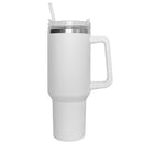 40Oz Mug Tumbler with Handle Insulated Tumbler with Lids Straw Stainless Steel Coffee Tumbler Termos Cup for Travel Thermal Mug