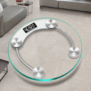 Round Shape Digital Body Weight Scale High-Definition LCD Display Bathroom Scale Floor Electronic Scales Precision 0.2-180KG