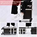 Professional Detachable Cosmetic Case Beauty Nail Makeup Train Case Rolling Makeup Travel Case Tool Box Makeup Storage Organizer
