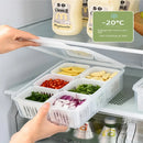 Freezer Organizers Garlic Fresh-Keeping Box Onion Ginger Storage Container Vegetable Boxes with Cover Food Preparation Holder