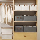  Drawer-Type Household Closet Organizer Basket Cotton Linen Trousers Organizer