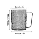 Plastic Mouthwash Toothbrush Cup with Handle Home Bathroom Tumblers Portable Mug 
