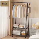 Clothes Rack Triangle Pulley with Wheels Living Room Movable Triangle Clothes Racks Floor Standing Clothes Hanger