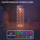 Portable Air Humidifier Essential Oil Aroma Diffuser Crystal Colorful RGB Light Humidifier