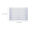 Drawers Storage Box Nail Oil Products Container Organizer Acrylic Accessories Clear Polish