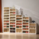 Multi-Layer Shoe Box Drawer Style Shoe Storage Foldable Rack without Installation Space-Saving Clear Organizer