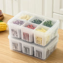 Freezer Organizers Garlic Fresh-Keeping Box Onion Ginger Storage Container Vegetable Boxes with Cover Food Preparation Holder